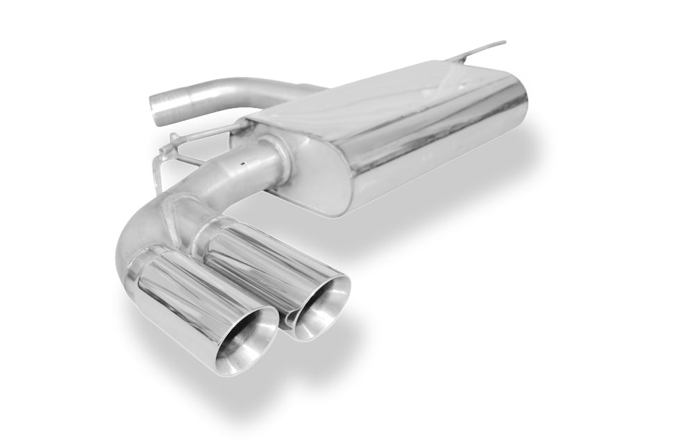 Fox passend fürSeat Leon 5F - Starre Hinterachse Endschalldämpfer einseitig - 2x80 Typ 25