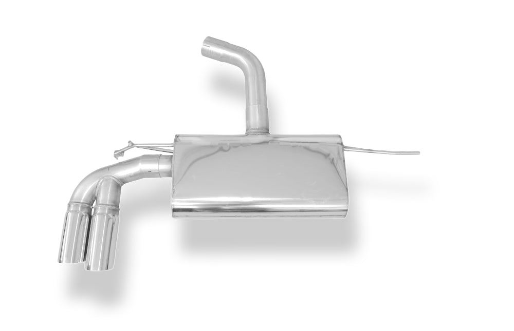 Fox passend fürSeat Leon 5F - Starre Hinterachse Endschalldämpfer einseitig - 2x80 Typ 25