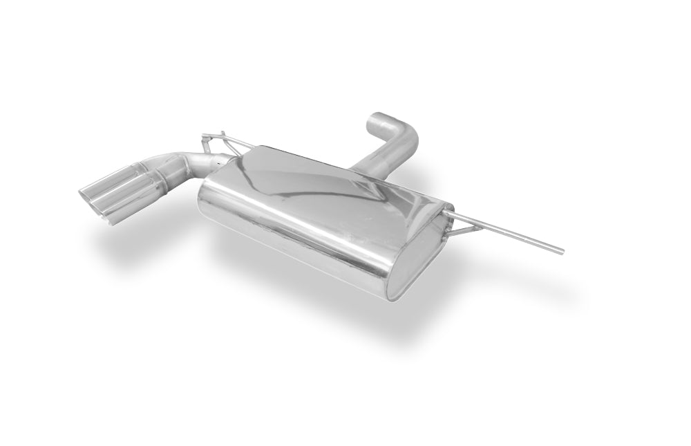 Fox passend fürSeat Leon 5F - Starre Hinterachse Endschalldämpfer einseitig - 2x80 Typ 25