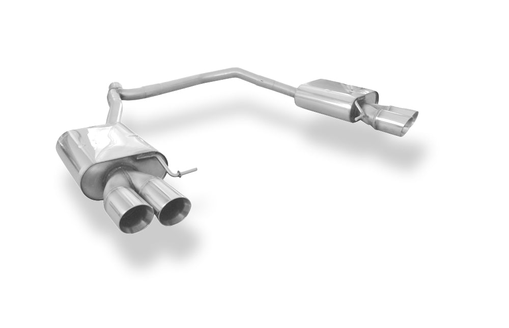 Fox passend fürSeat Leon 5F ST - Starre Hinterachse Endschalldämpfer rechts/links - 2x90 Typ 25 rechts/links