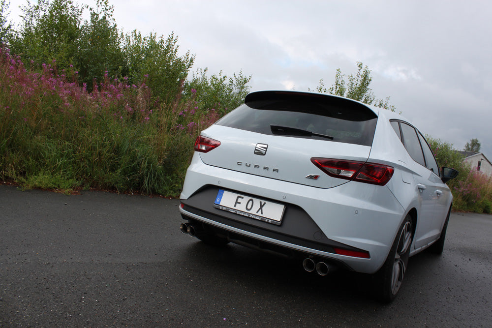 Fox passend fürSeat Leon 5F Cupra Endschalldämpfer Ausgang rechts/links - 2x80 Typ 25 rechts/links