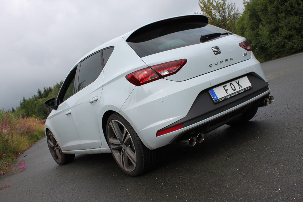 Fox passend fürSeat Leon 5F Cupra Endschalldämpfer Ausgang rechts/links - 2x80 Typ 25 rechts/links