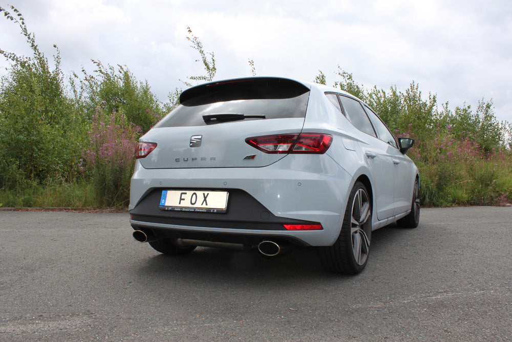 Fox passend fürSeat Leon 5F Cupra Endschalldämpfer Ausgang rechts/links - 140x90 Typ 44 rechts/links