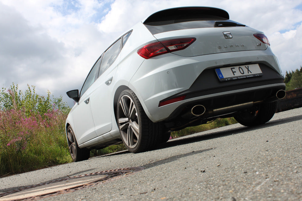 Fox passend fürSeat Leon 5F Cupra Endschalldämpfer Ausgang rechts/links - 140x90 Typ 44 rechts/links