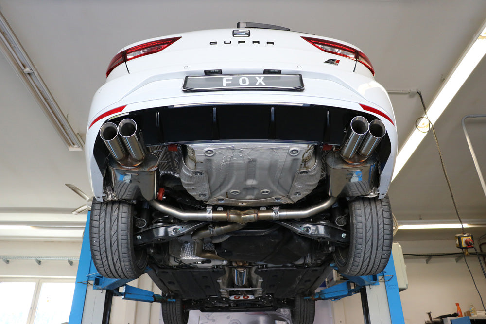 Fox passend fürSeat Leon 5F ST - Cupra 265/280/290 Endschalldämpfer rechts/links - 2x80 Typ 25 rechts/links