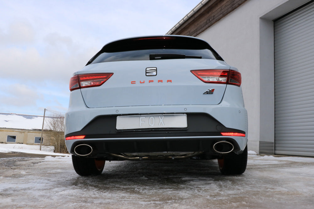 Fox passend fürSeat Leon 5F ST - Cupra 265/280/290 Endschalldämpfer rechts/links - 160x90 Typ 38 rechts/links