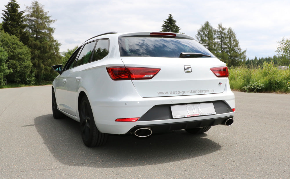 Fox passend für Seat Leon 5F ST - Einzelradaufhängung Endschalldämpfer rechts/links - 160x90 Typ 38 rechts/links