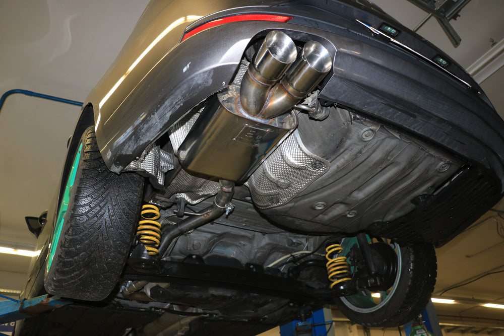 Fox passend fürSeat Leon 5F ST - Starre Hinterachse Endschalldämpfer - 2x90 Typ 25