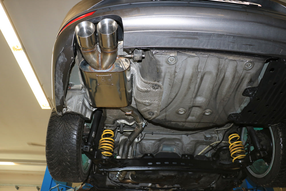 Fox passend fürSeat Leon 5F ST - Starre Hinterachse Endschalldämpfer - 2x90 Typ 25