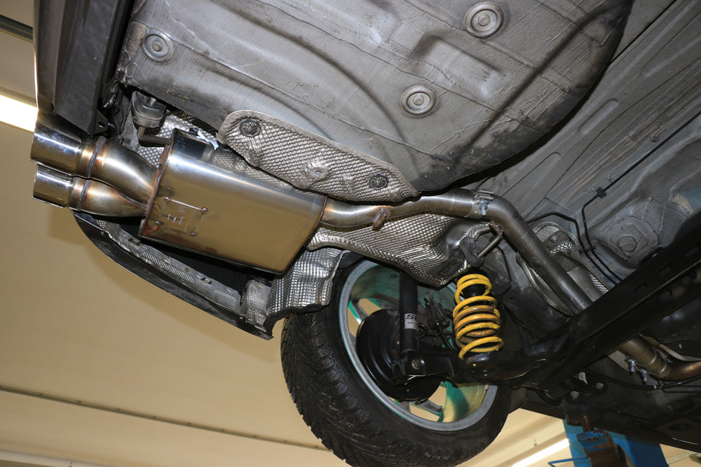Fox passend fürSeat Leon 5F ST - Starre Hinterachse Endschalldämpfer - 2x90 Typ 25