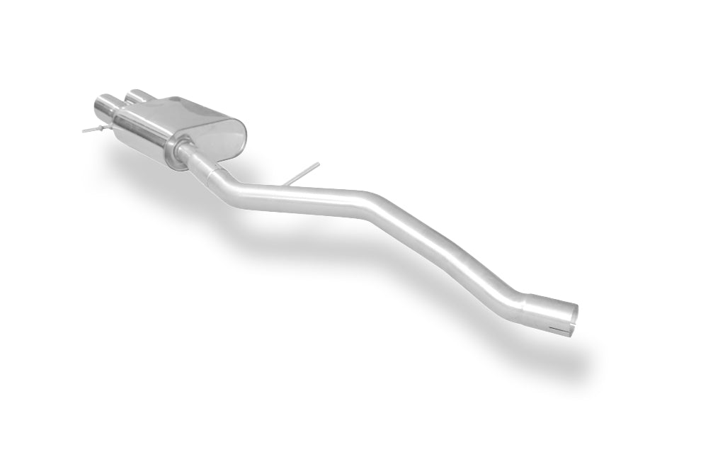 Fox passend fürSeat Leon 5F ST - Starre Hinterachse Endschalldämpfer - 2x90 Typ 25