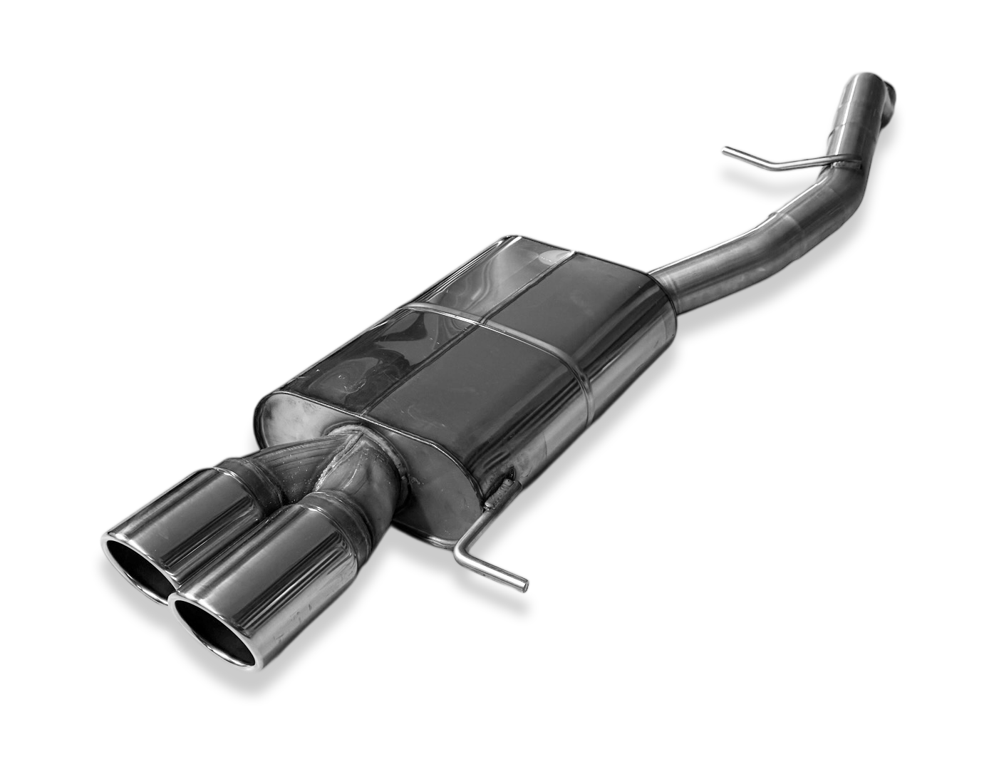 Fox passend für Seat Leon 5F ST - Starre Hinterachse Endschalldämpfer - 2x90 Typ 16