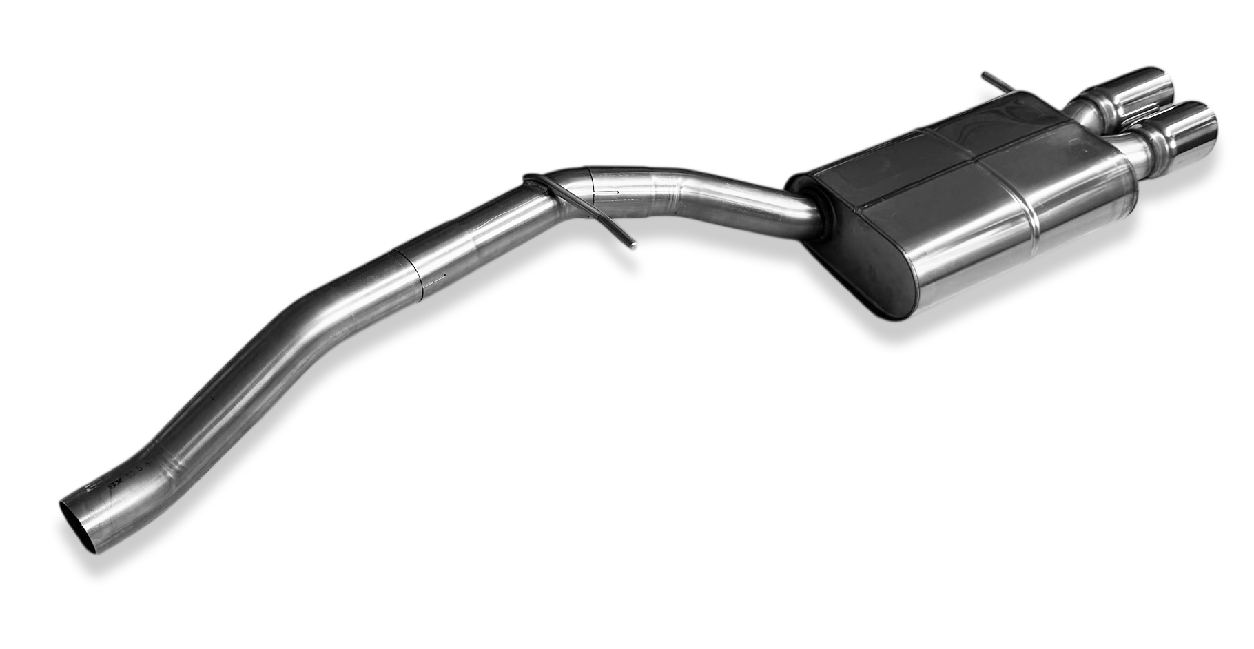 Fox passend fürSeat Leon 5F ST - Starre Hinterachse Endschalldämpfer - 2x90 Typ 16