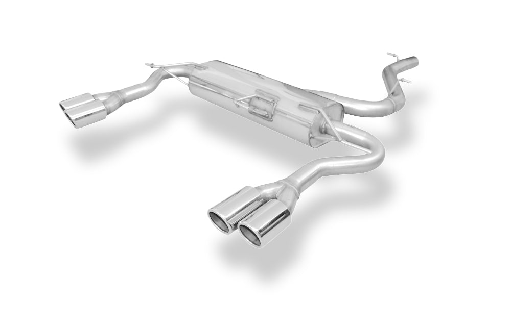 Fox passend fürSeat Altea XL 5P - 4x4 Freetrack Endschalldämpfer quer Ausgang rechts/links - 2x76 Typ 16 rechts/links