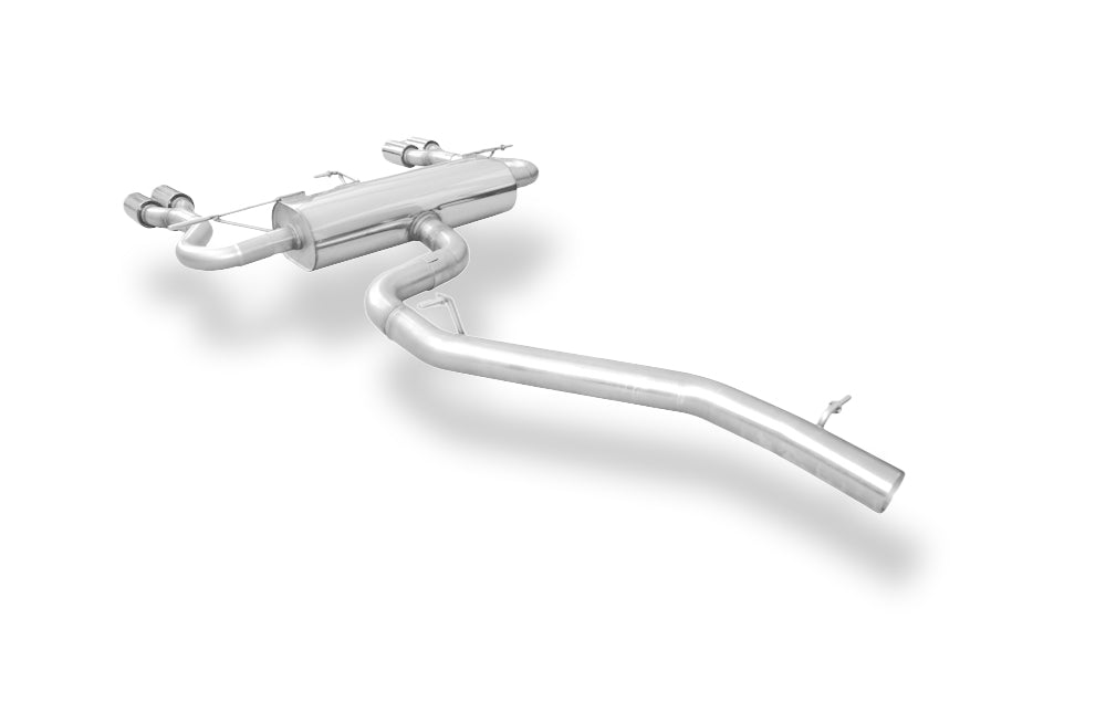 Fox passend fürSeat Altea XL 5P - 4x4 Freetrack Endschalldämpfer quer Ausgang rechts/links - 2x76 Typ 16 rechts/links