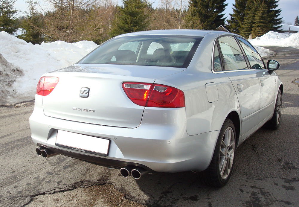 Fox passend für Seat Exeo 3R/ 3R ST - 2,0l TFSI Endschalldämpfer rechts/links zweiflutig - 2x76 Typ 16 rechts/links
