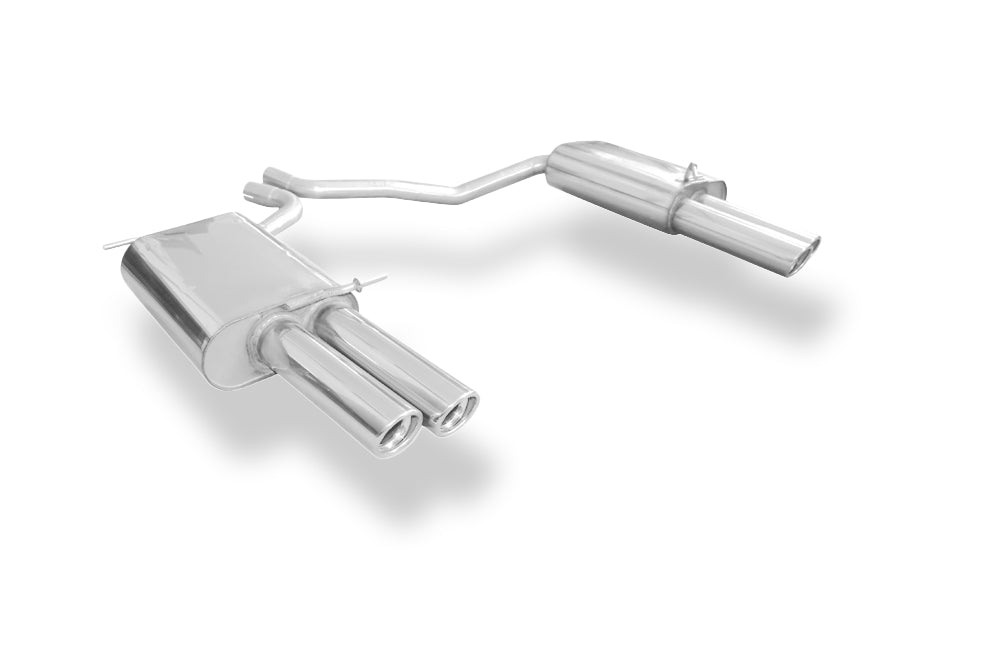 Fox passend fürSeat Exeo 3R/ 3R ST - 2,0l TFSI Endschalldämpfer rechts/links zweiflutig - 2x76 Typ 17 rechts/links