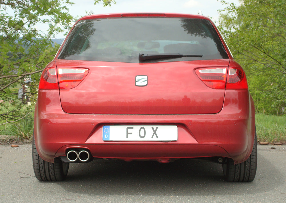 Fox passend fürSeat Exeo 3R - Limousine/ Kombi (ST) Endschalldämpfer - 2x80 Typ 16