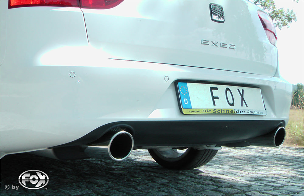 Fox passend fürSeat Exeo 3R/ 3R ST - 2,0l TFSI Endschalldämpfer rechts/links einflutig - 1x90 Typ 16 rechts/links