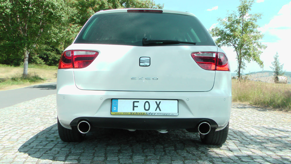Fox passend für Seat Exeo 3R/ 3R ST - 2,0l TFSI Endschalldämpfer rechts/links einflutig - 1x90 Typ 16 rechts/links