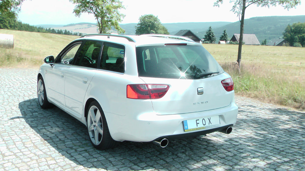 Fox passend fürSeat Exeo 3R/ 3R ST - 2,0l TFSI Endschalldämpfer rechts/links einflutig - 1x90 Typ 16 rechts/links