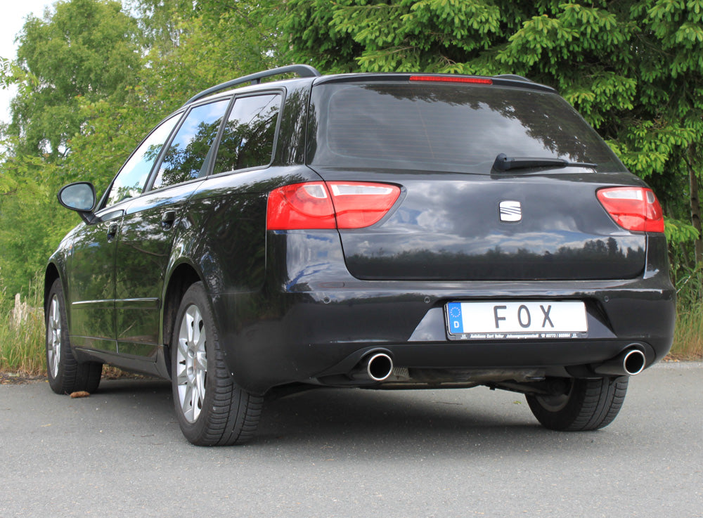 Fox passend fürSeat Exeo 3R - Limousine/ Kombi (ST) Endschalldämpfer Ausgang rechts/links - 1x90 Typ 16 rechts/links