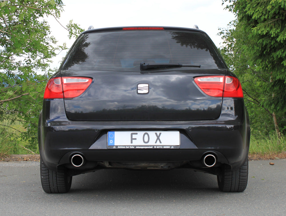 Fox passend fürSeat Exeo 3R - Limousine/ Kombi (ST) Endschalldämpfer Ausgang rechts/links - 1x90 Typ 16 rechts/links