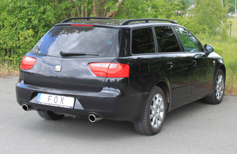 Fox passend fürSeat Exeo 3R - Limousine/ Kombi (ST) Endschalldämpfer Ausgang rechts/links - 1x90 Typ 16 rechts/links