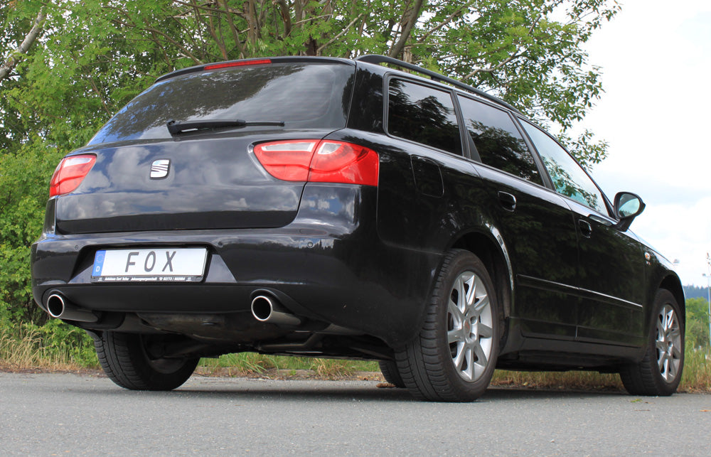 Fox passend fürSeat Exeo 3R - Limousine/ Kombi (ST) Endschalldämpfer Ausgang rechts/links - 1x90 Typ 16 rechts/links