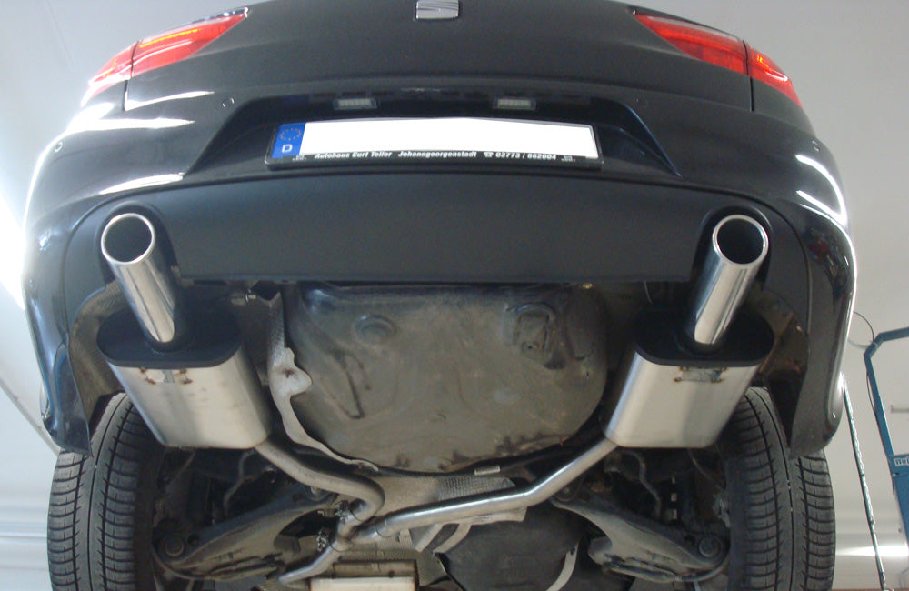 Fox passend fürSeat Exeo 3R - Limousine/ Kombi (ST) Endschalldämpfer Ausgang rechts/links - 1x90 Typ 16 rechts/links