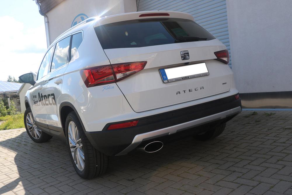Fox passend fürSeat Ateca 5FP - 4x4 Endschalldämpfer - 160x90 Typ 38