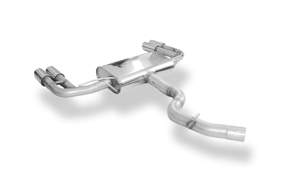 Fox passend fürSeat Ateca 5FP - 4x4 Endschalldämpfer quer Ausgang rechts/links - 2x80 Typ 16 rechts/links