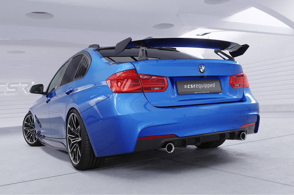 CSR Schwanenhals Heckflügel mit ABE für BMW 3er F30 / M3 F80 Limousine SHF003