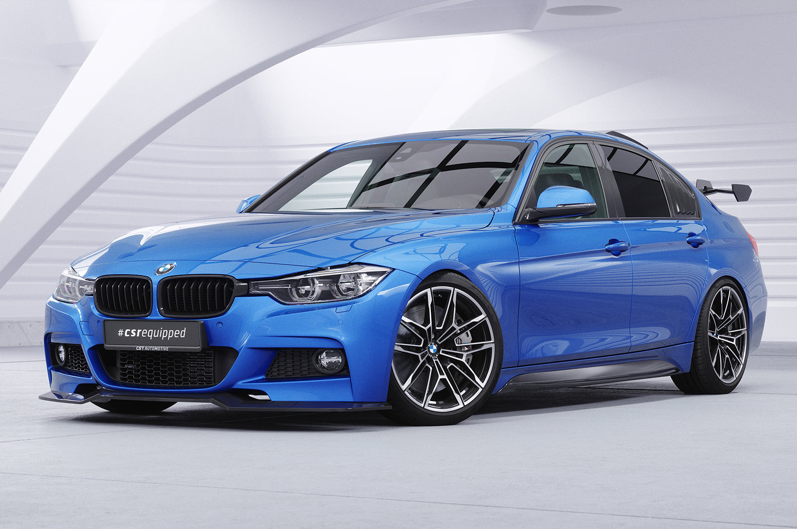 CSR Schwanenhals Heckflügel mit ABE für BMW 3er F30 / M3 F80 Limousine SHF003-D01-F002-F-L Design 1