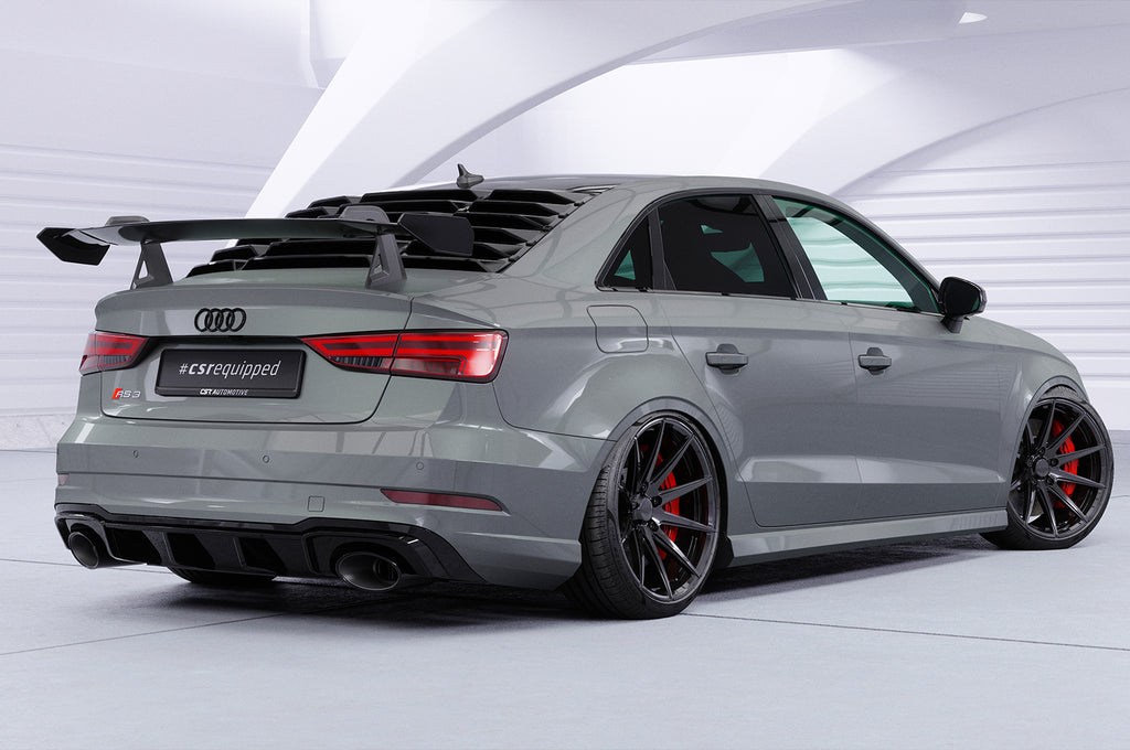 CSR Schwanenhals Heckflügel mit ABE für Audi A3 / S3 / RS3 (8V) Limousine SHF005