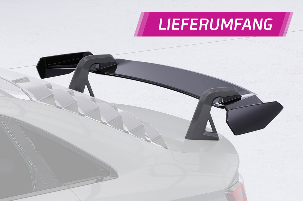 CSR Schwanenhals Heckflügel mit ABE für Audi A3 / S3 / RS3 (8V) Limousine SHF005-D02-F002-F-L Design 2