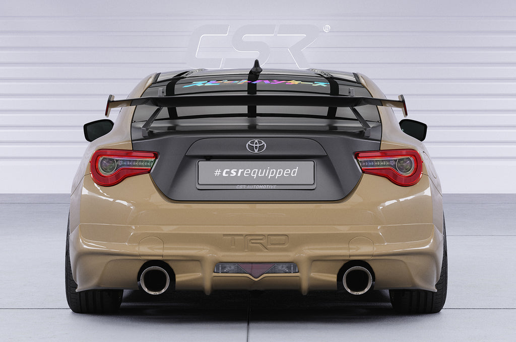 CSR Schwanenhals Heckflügel mit ABE für Toyota GT86 (ZN6) / Subaru BRZ (1.Gen) SHF006