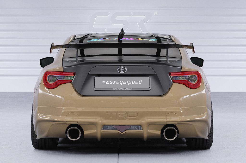 CSR Schwanenhals Heckflügel mit ABE für Toyota GT86 (ZN6) / Subaru BRZ (1.Gen) SHF006