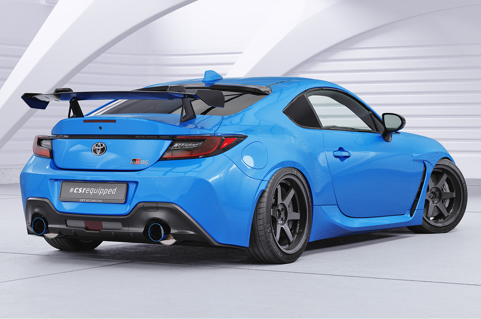 CSR Schwanenhals Heckflügel mit ABE für Toyota GR86 (ZN8) / Subaru BRZ (2.Gen) SHF007