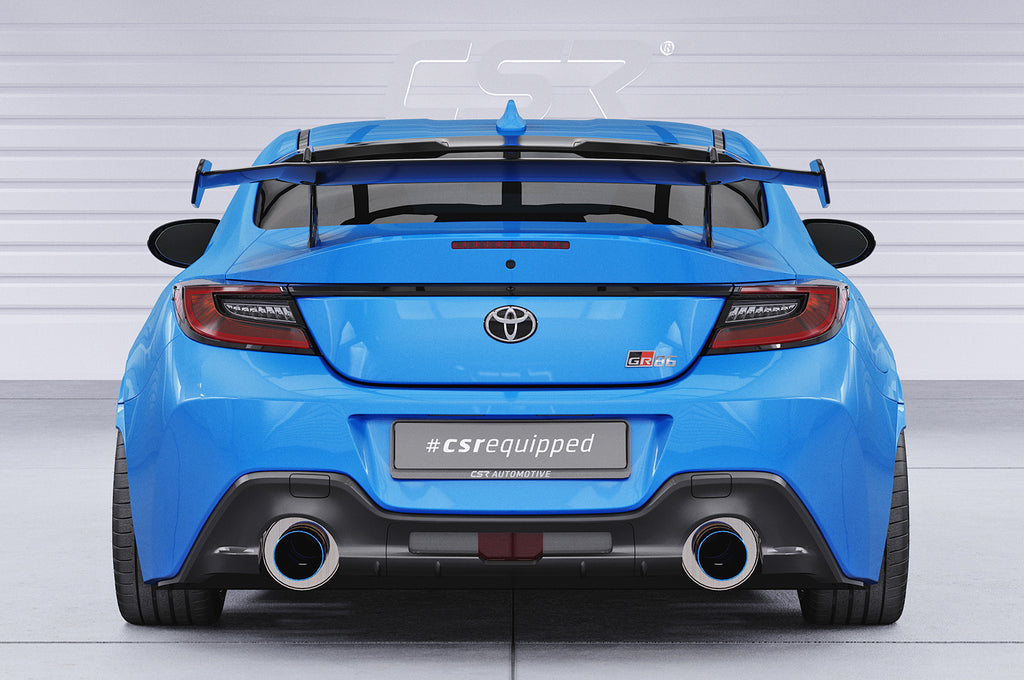 CSR Schwanenhals Heckflügel mit ABE für Toyota GR86 (ZN8) / Subaru BRZ (2.Gen) SHF007-D02-F002-F-L Design 2