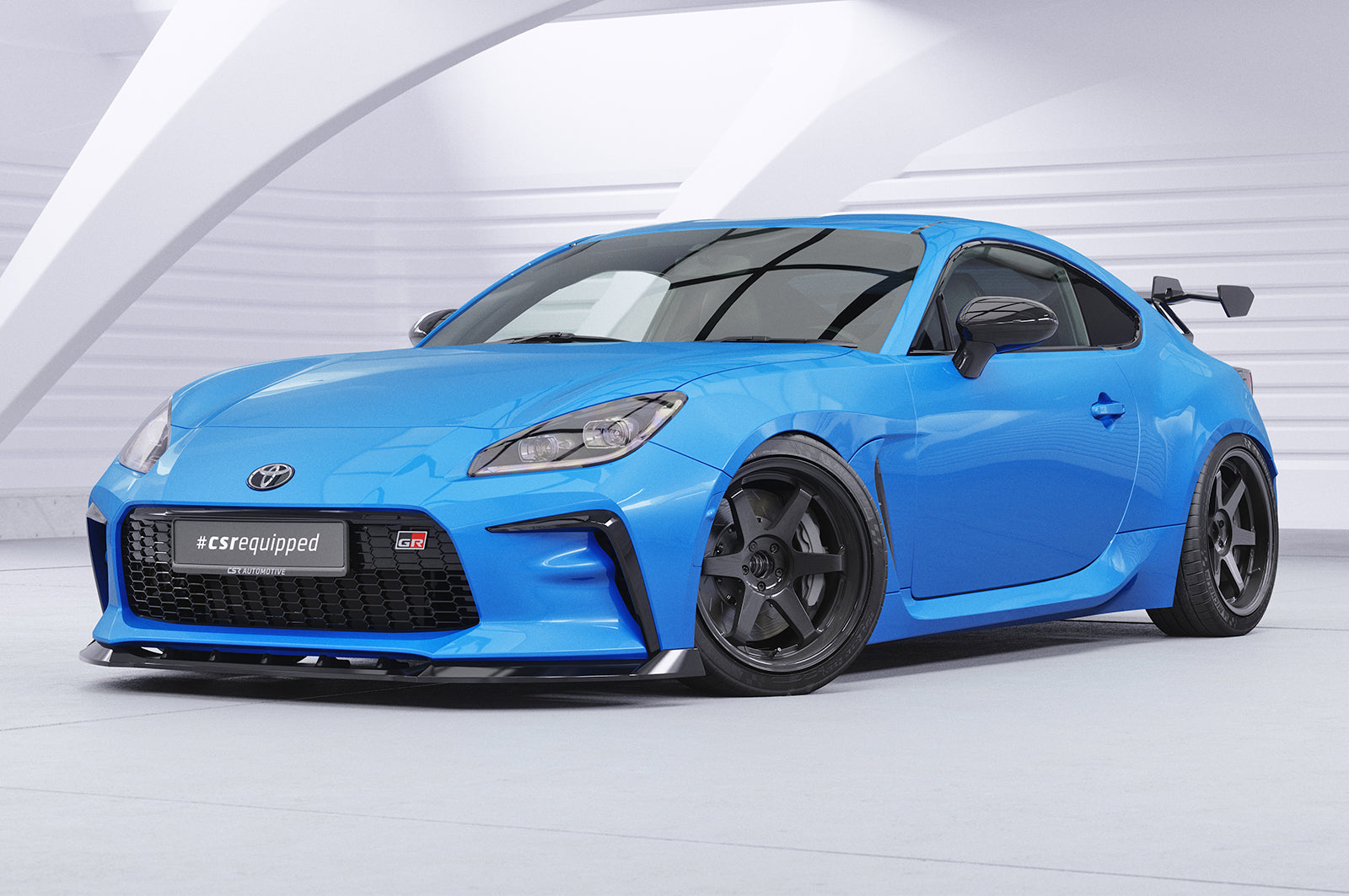 CSR Schwanenhals Heckflügel mit ABE für Toyota GR86 (ZN8) / Subaru BRZ (2.Gen) SHF007-D02-F002-F-L Design 2