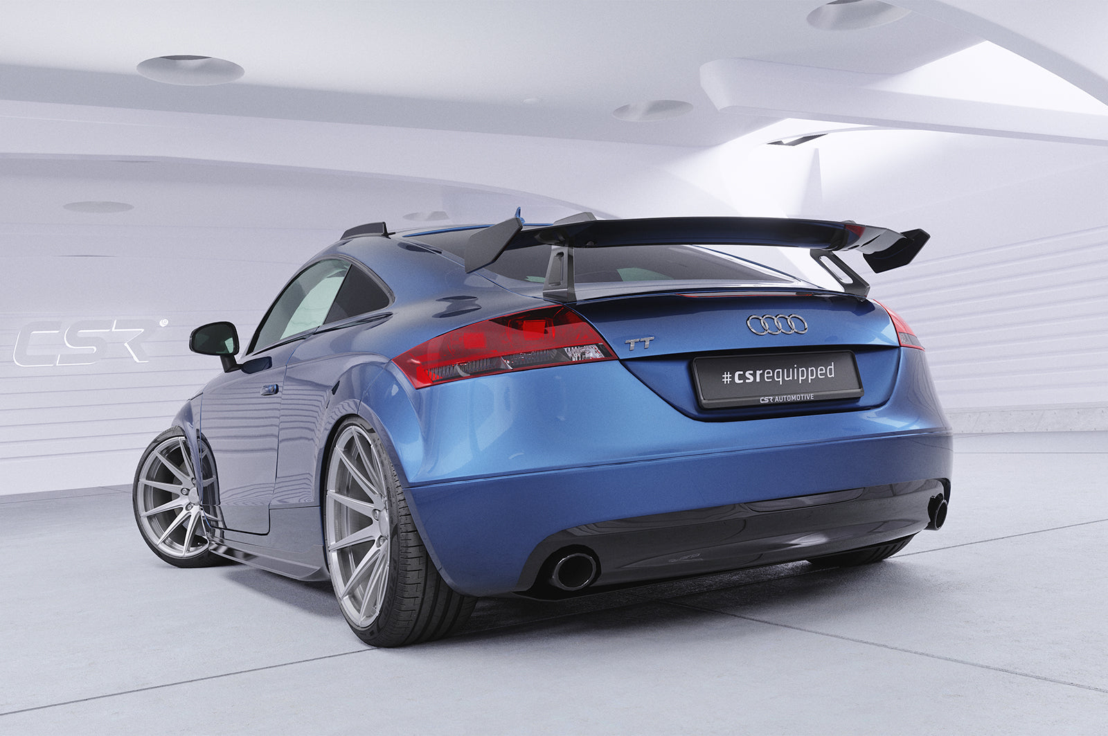 CSR Schwanenhals Heckflügel mit ABE für Audi TT (8J) Coupe SHF008
