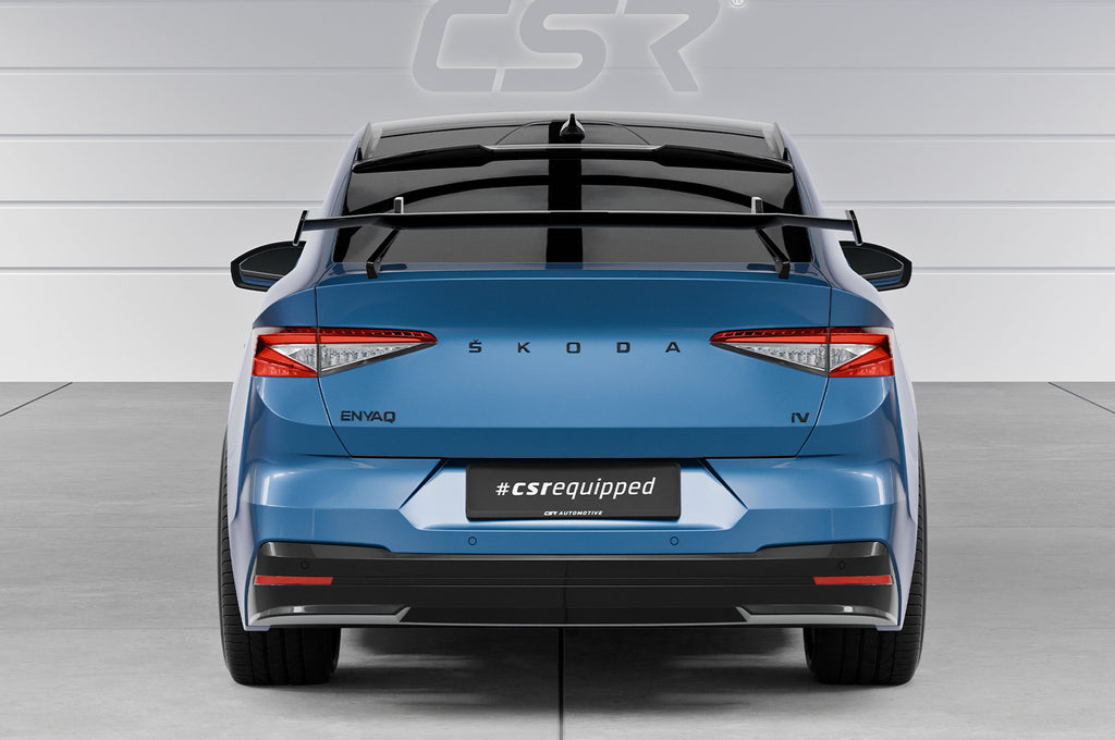 CSR Schwanenhals Heckflügel mit ABE für Skoda Enyaq iV Coupe SHF009