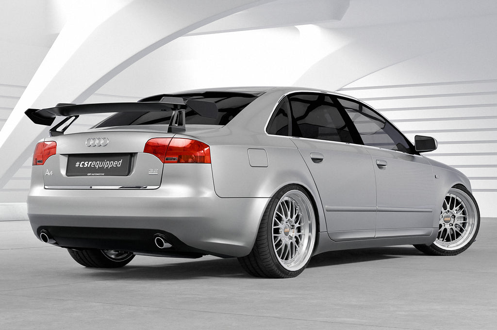 CSR Schwanenhals Heckflügel mit ABE für Audi A4 / S4 / RS4 B7 (Typ 8E) / Seat Exeo Limousine SHF010