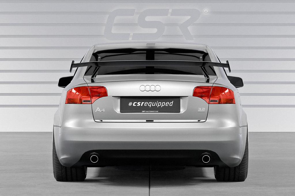 CSR Schwanenhals Heckflügel mit ABE für Audi A4 / S4 / RS4 B7 (Typ 8E) / Seat Exeo Limousine SHF010