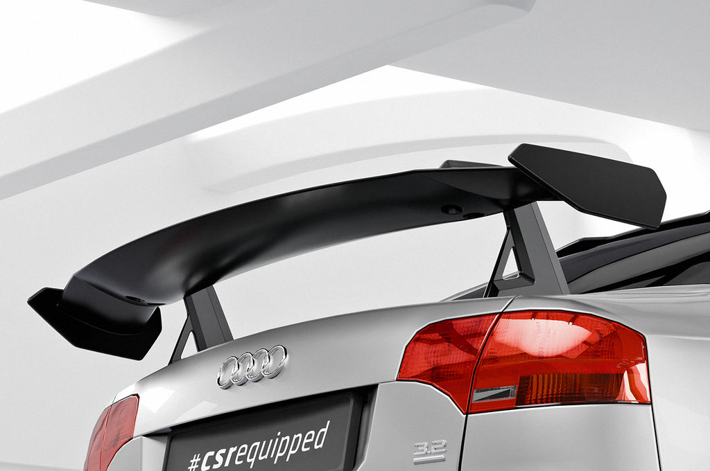 CSR Schwanenhals Heckflügel mit ABE für Audi A4 / S4 / RS4 B7 (Typ 8E) / Seat Exeo Limousine SHF010
