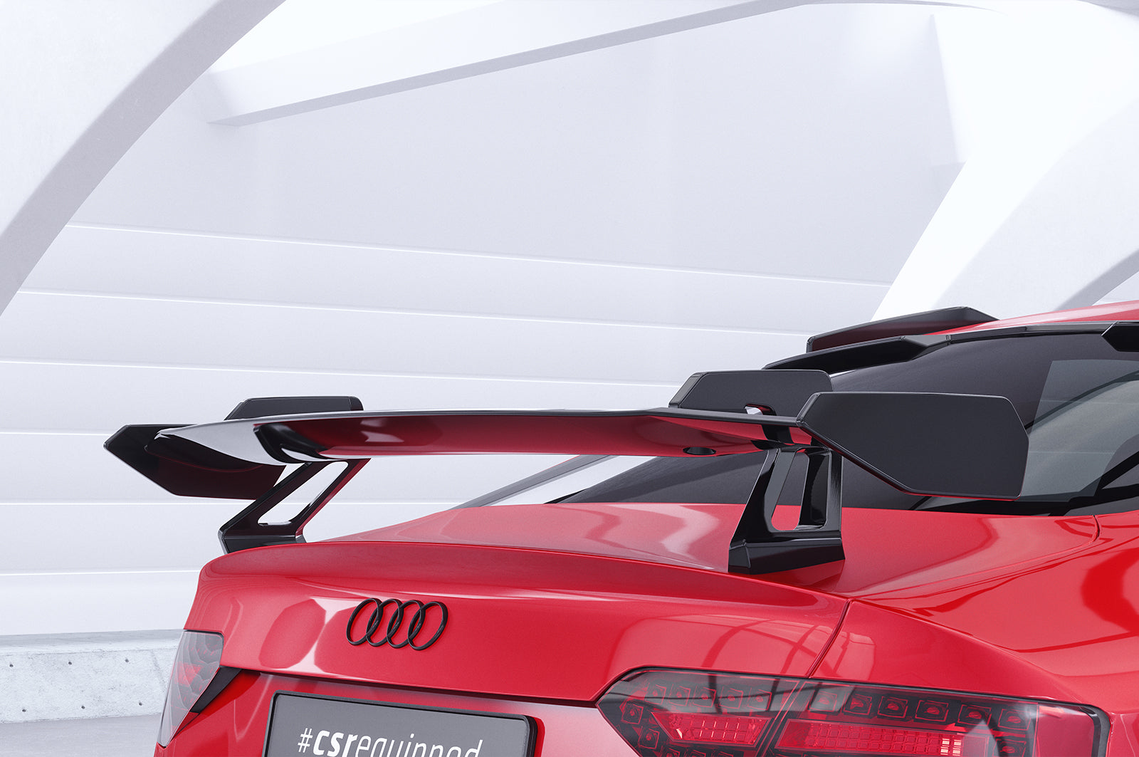 CSR Schwanenhals Heckflügel mit ABE für Audi A5 / S5 / RS5 (8T) Coupe SHF012