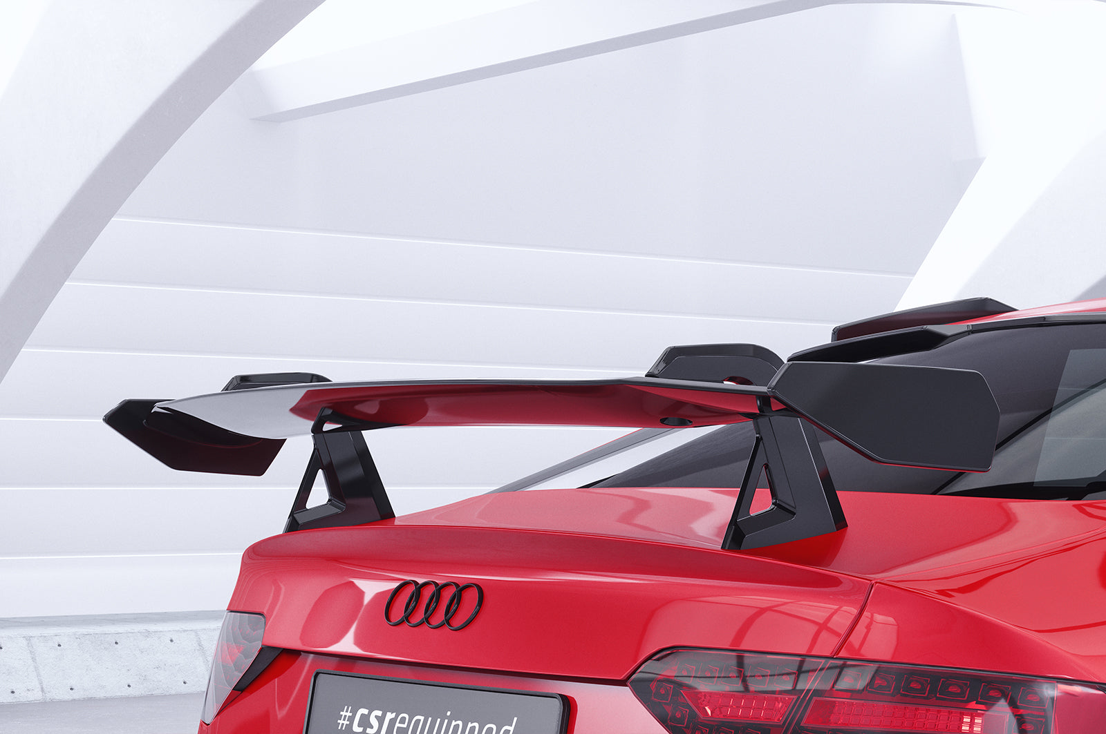 CSR Schwanenhals Heckflügel mit ABE für Audi A5 / S5 / RS5 (8T) Coupe SHF012