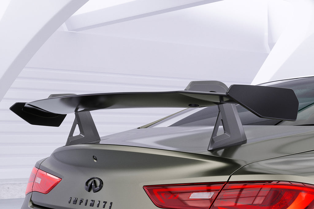 CSR Schwanenhals Heckflügel mit ABE für Infiniti Q60 / Q60S Coupe SHF014