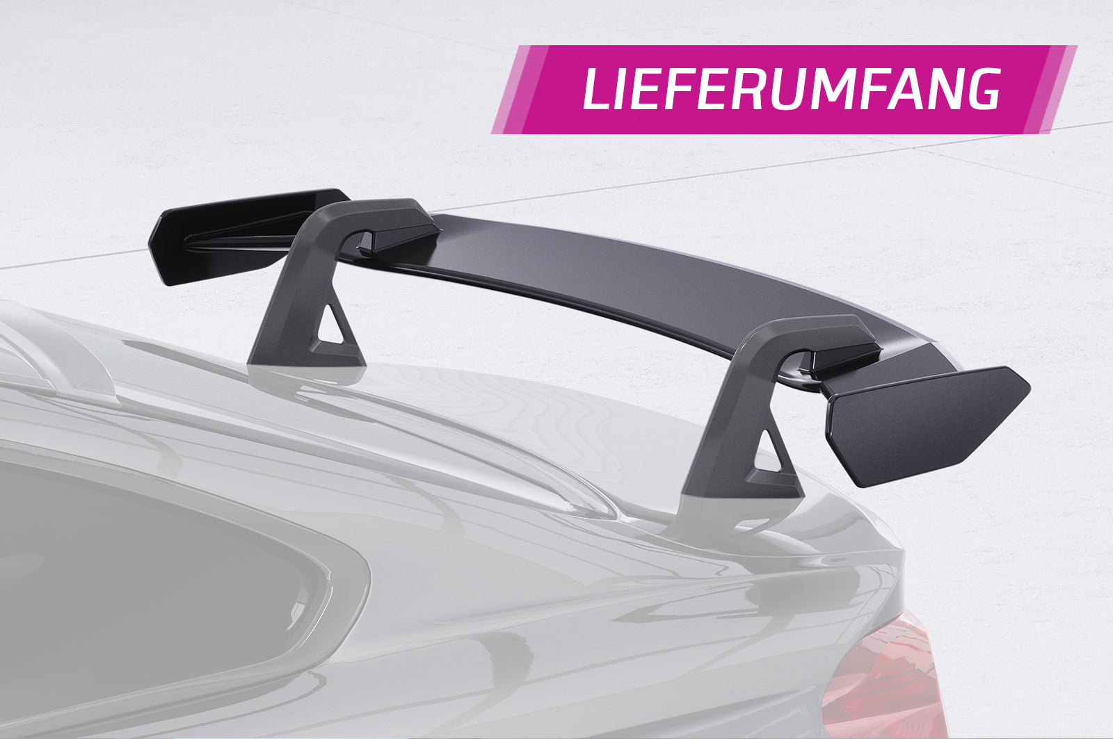 CSR Schwanenhals Heckflügel mit ABE für BMW 4er F32 Coupe SHF015-D02-F002-F-L Design 2